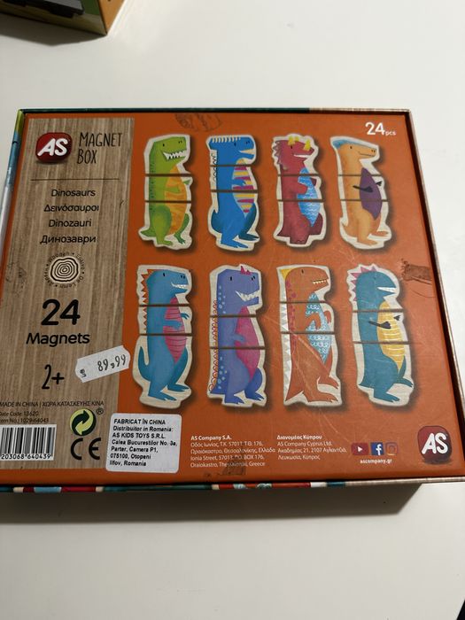 Puzzle magnetic 2 ani+ - Dinozauri