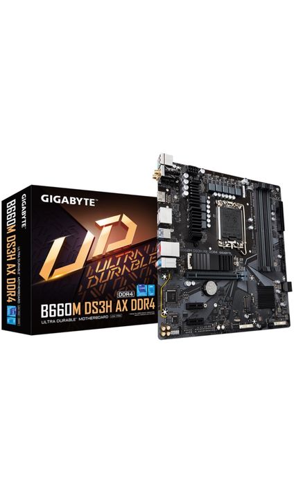 Placă de bază GIGABYTE B660M DS3H AX DDR4 – LGA 1700 – Wi-Fi 6