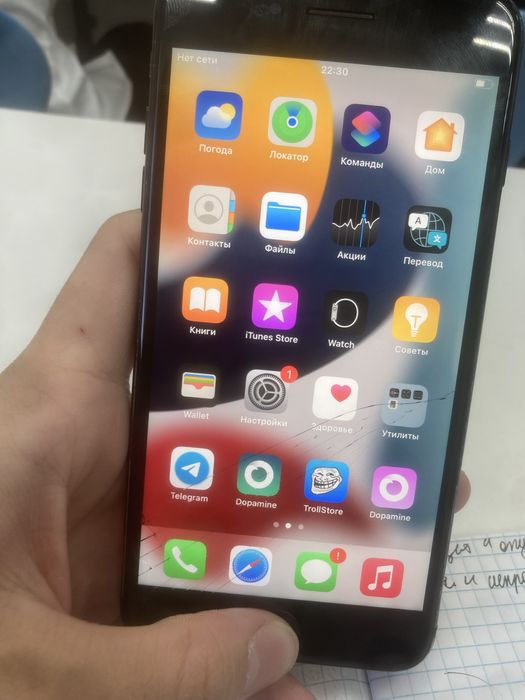айфон 7+ черный 128