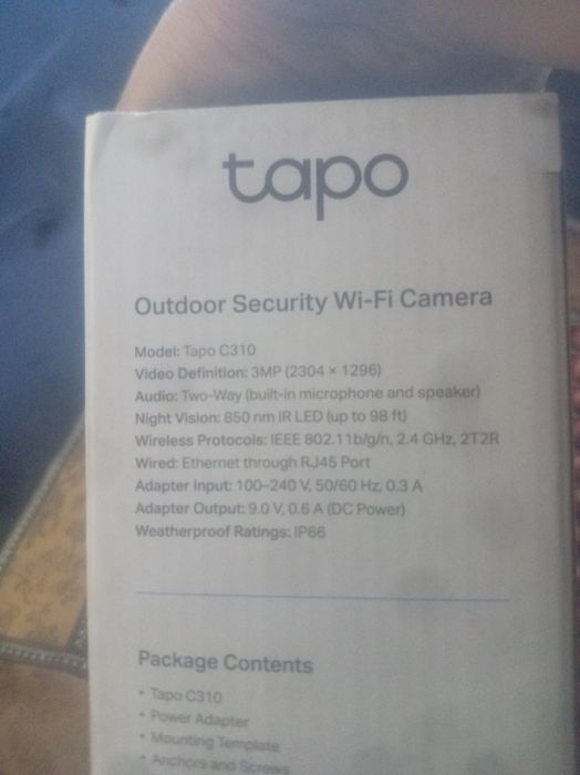 TAPO видео наблюдение  WI-fi