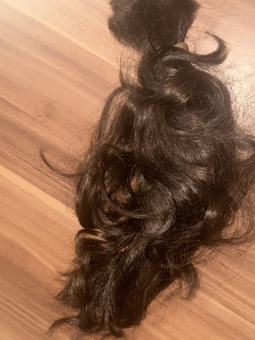 Coadă din păr natural- șaten închis, 40 cm, 92g
