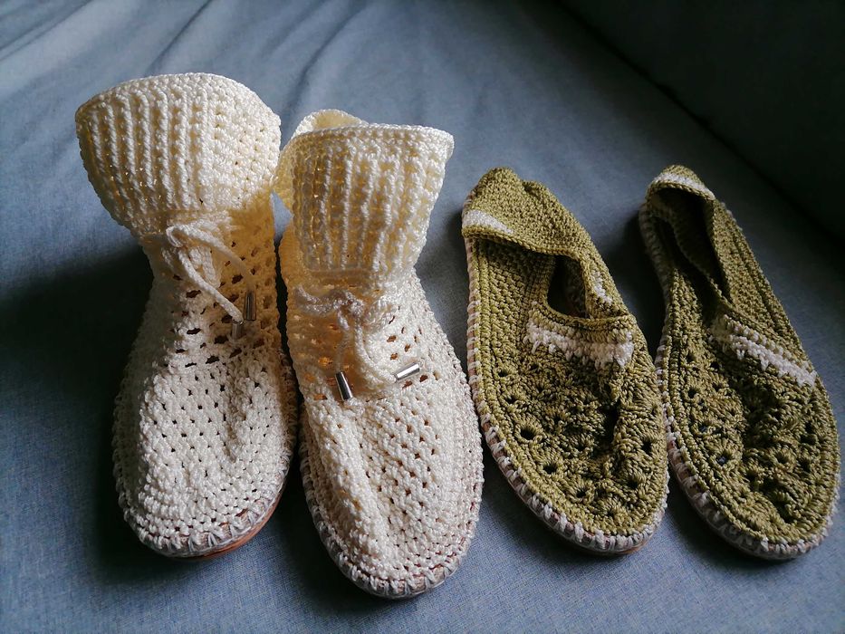 Еспадрили плетени ръчна изработка