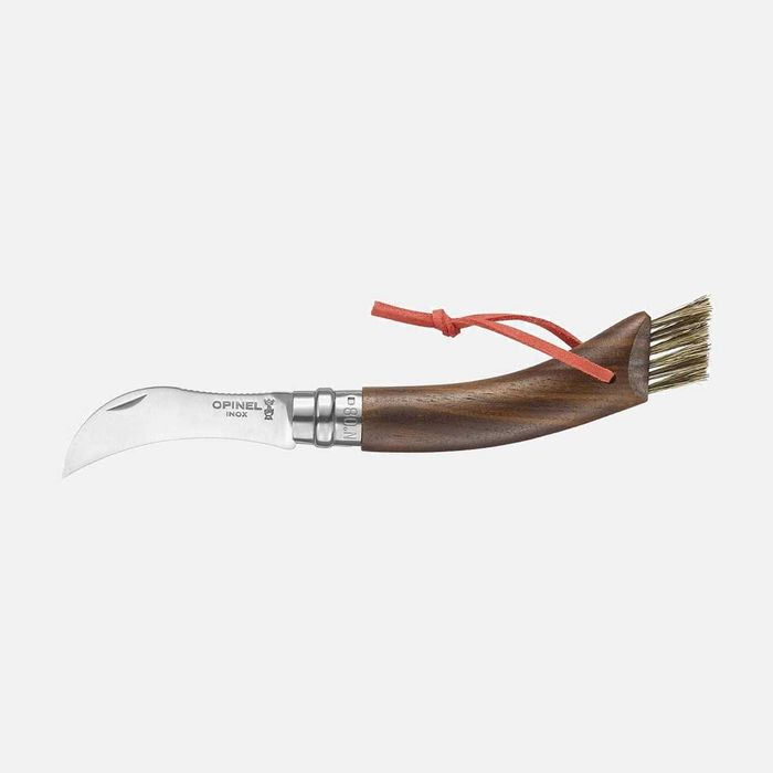 Нож За Гъби Опинел Орех Подаръчна Кутия Opinel France Black Walnut Mushroom