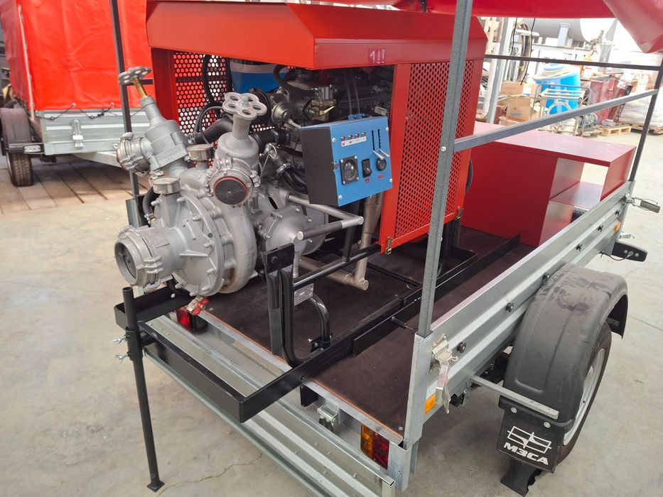 Мотопомпа на бензиновом двигателе