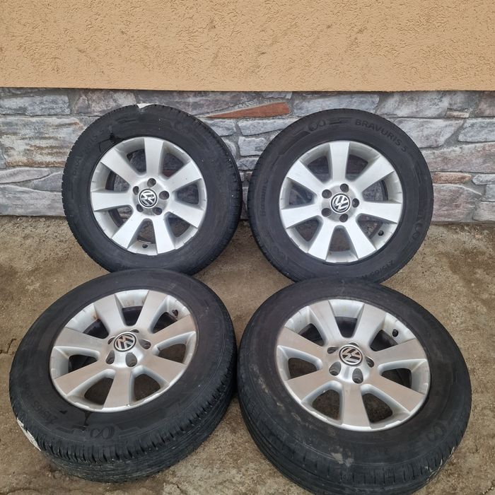 Jante aliaj Volkswagen Tiguan Touran sharan passat golf cu cauciucuri vara