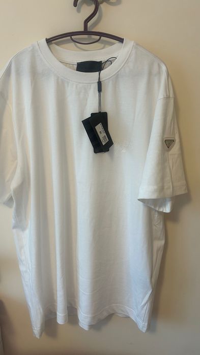 Мъжка бяла тениска PRADA, размер XL