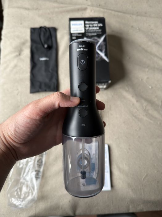 Зъбен душ Philips Sonicare Power Flosser HX3826/33, черен, с остатъчна гаранция