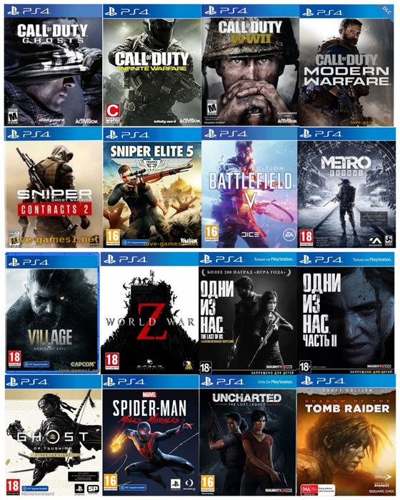 PlayStation 4 Slim 1ТБ  (Джойстик 2та) ичида 20та уйини бор