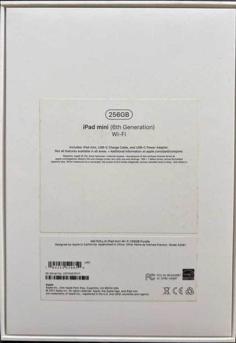 Apple iPad mini 6 256Gb