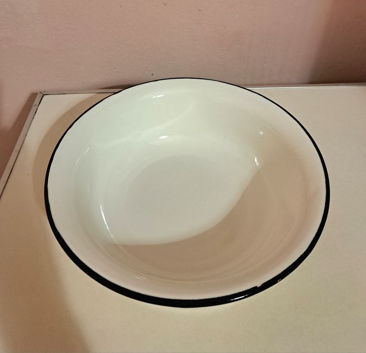 Стара Българска Емайлирана тава и Купа