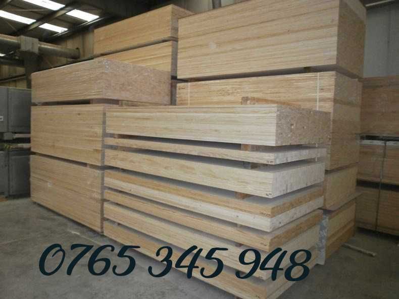 Blat din lemn de pin lamela continua. Grosimi 20 mm, 30 mm, 43 mm.