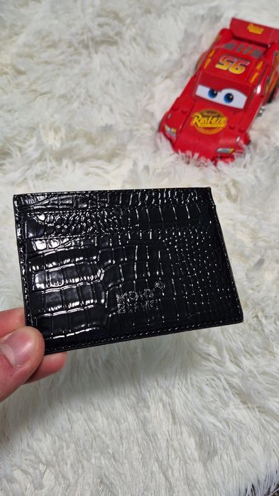 Cardholder Montblanc din piele lacuita