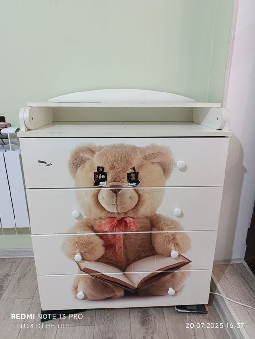 Детский комод. Пеленальный столик