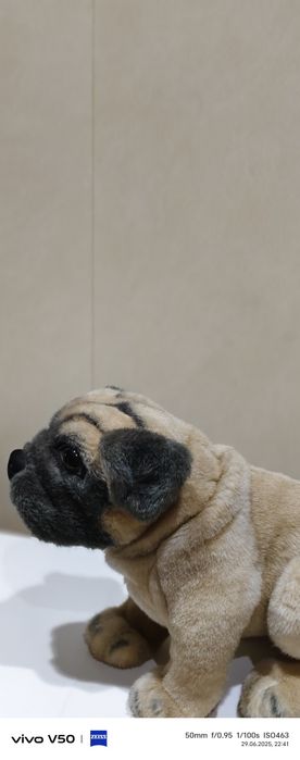 Мягкая игрушка щенок шарпей.