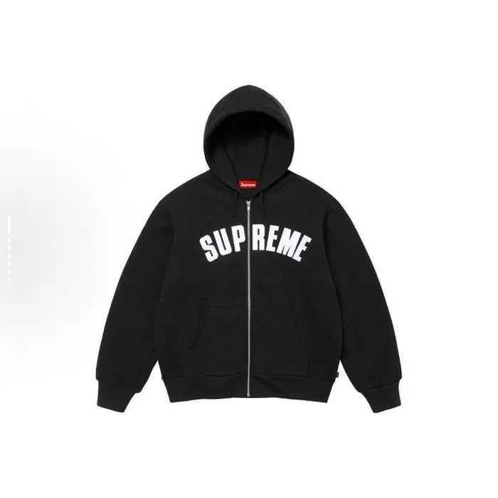 Supreme Logo Zip Hoodie 4 цвята оригинално S-XXL