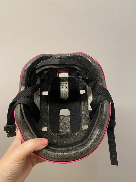 Шлем детский, размер 52-54, розовый для девочки