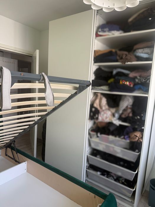 Dulap IKEA PAX, usi glisante, stare foarte buna, 150x66x236 cm