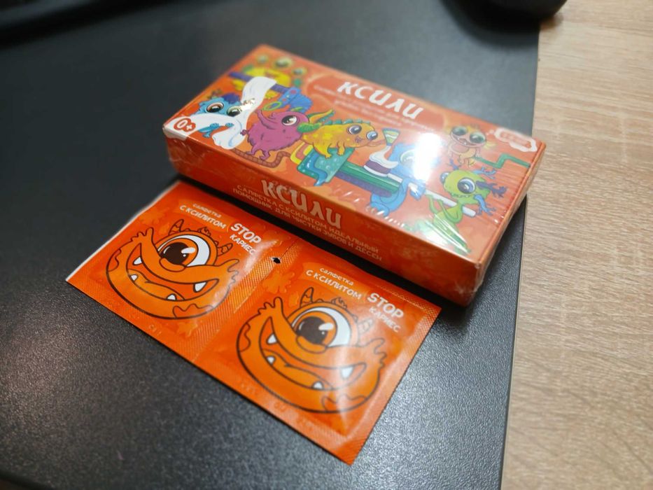 Ксилитовые салфетки для детей против Кариеса