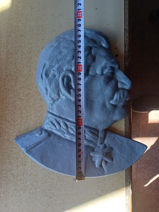 Сталин барелеф алуминиева отливка