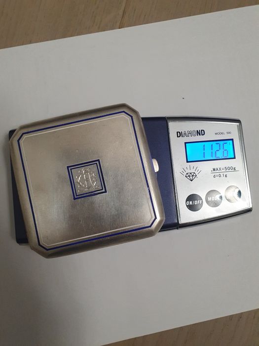 Tabachera veche românească din argint