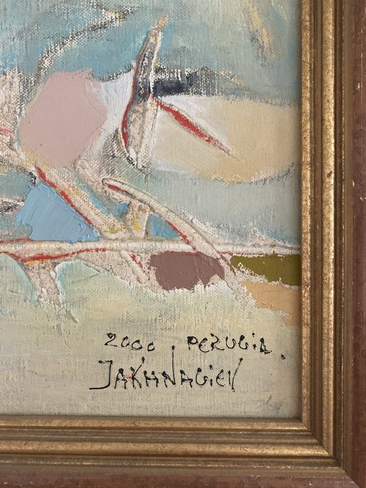 Уникална картина от известния български художник Иван Яхнаджиев