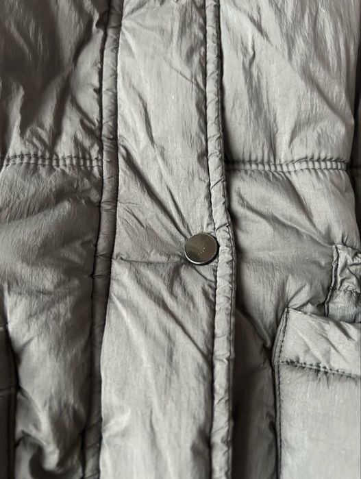 Дълго зимно яке ZARA със скрита качулка, размер С