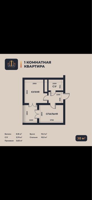 Готовый дом с кадастром! 1 ком-х от 30.000$ начинается!