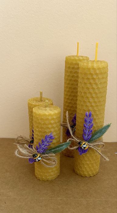 Свещи от пчелен восък!