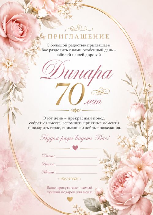 Электронное пригласительное