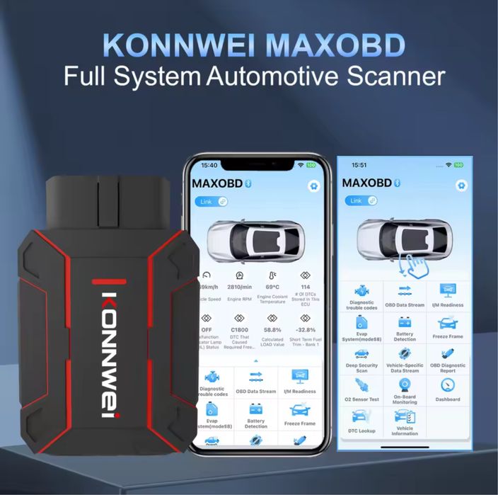 Tester Auto profesional KONNWEI KDIAG MINI Full System + Haynes Pro