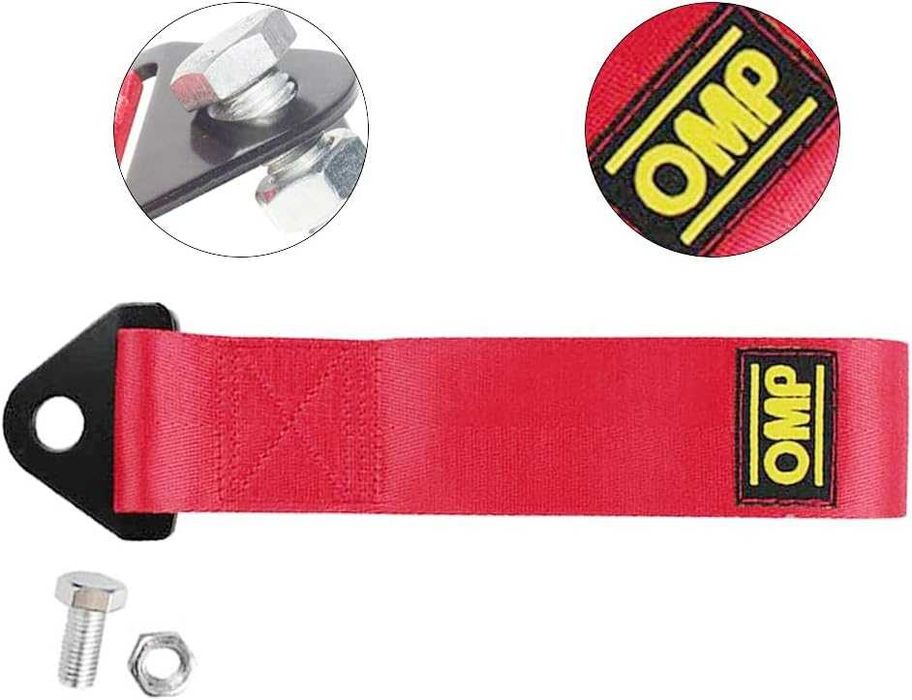 Спортен kолан за теглене на автомобил OMP - 26 см.