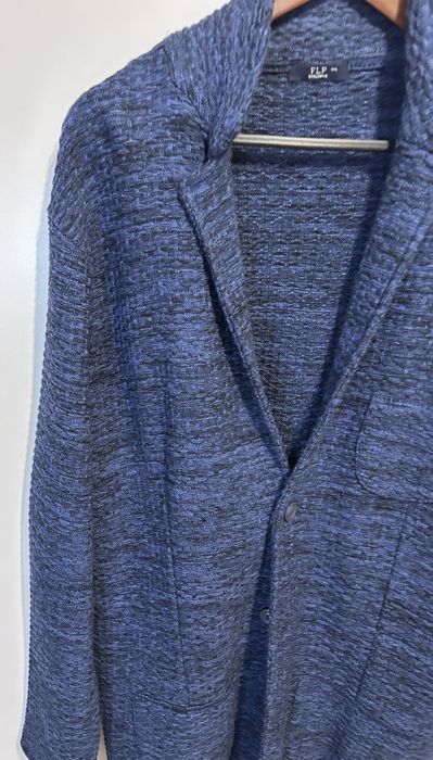 Клубный пиджак вязка хб