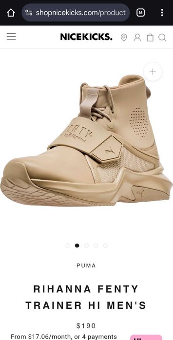 Adidas Puma pantofi sport Fenty