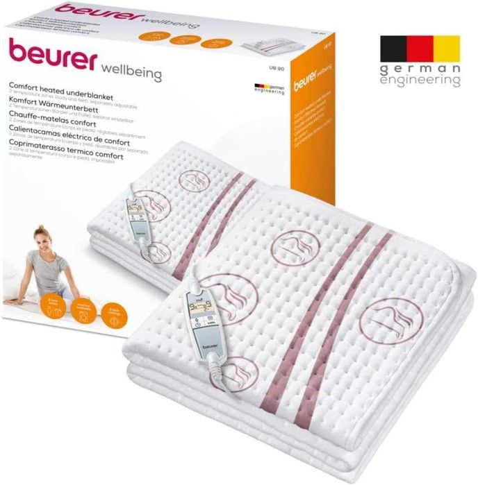 Beurer UB 90 comfort нагревателна подложка за легло, мека нагревателна