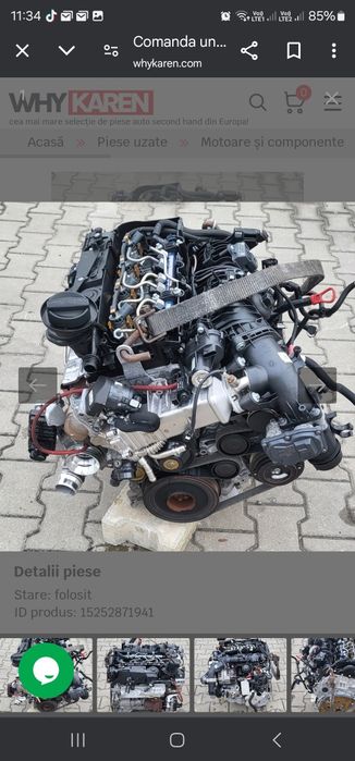 Motor bmw f10 n47d20c