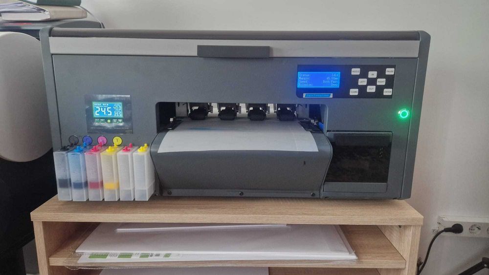 Imprimanta DTF in rola TP-M003, Cuptor DTF model A3 si consumabile