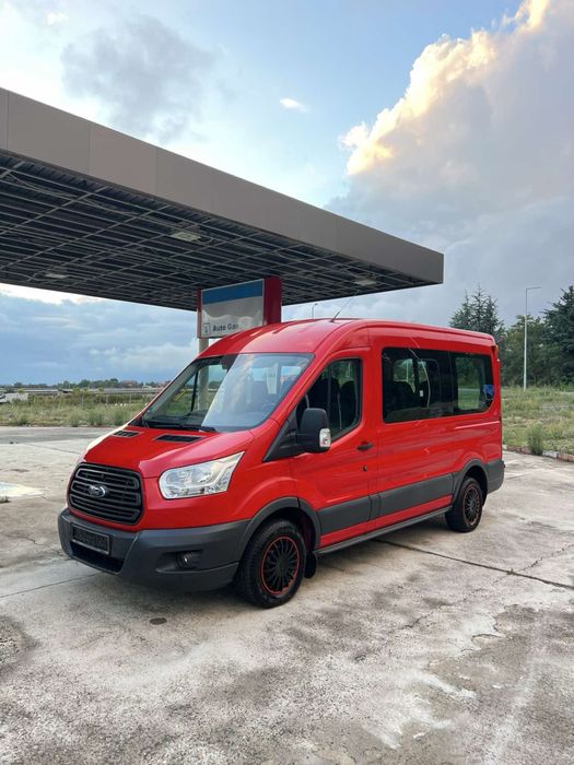 Ford Transit 2.2 TDCI 9 Места, 2х Клима, Серв. История, 2 Броя!