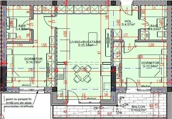 Apartament 3 Camere Metrou Nicolae Teclu-Scoala Victor Brauner
