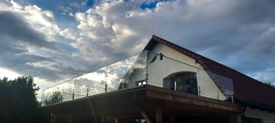 Balustrade din sticla