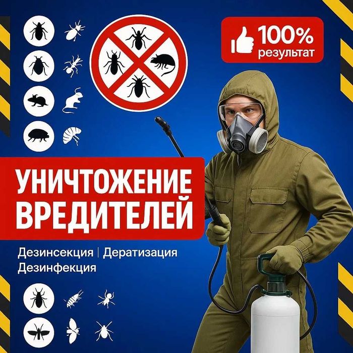 Дезинфекция 24/7 | Клопа, таракан, сичқонларни чайонларни йўқотамиз