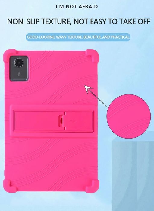 Lenovo Idea Tab 11.0" 2025 / Удароустойчив силиконов кейс със стойка