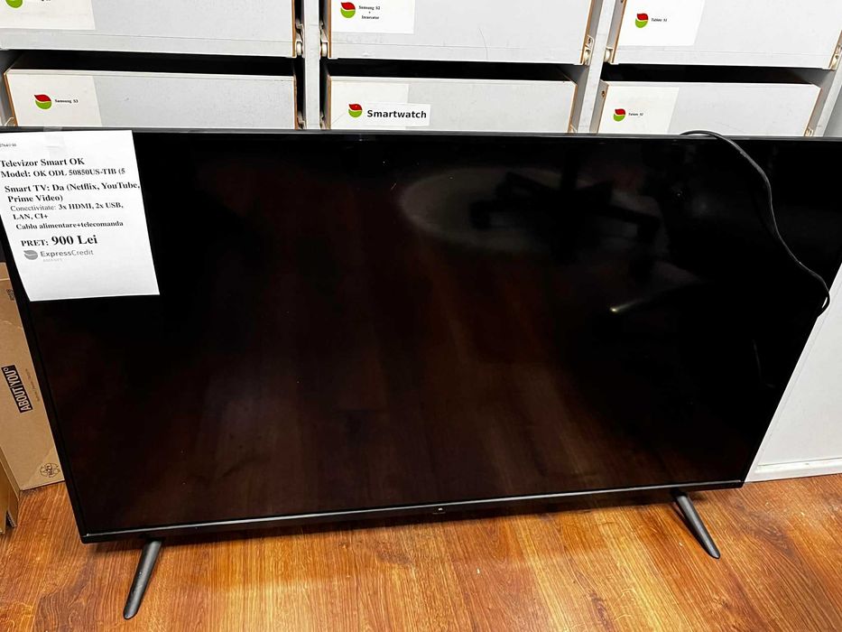 Televizor Smart OK 50 cm (AG16 Moldova b32764)-Garantie 2 ani!