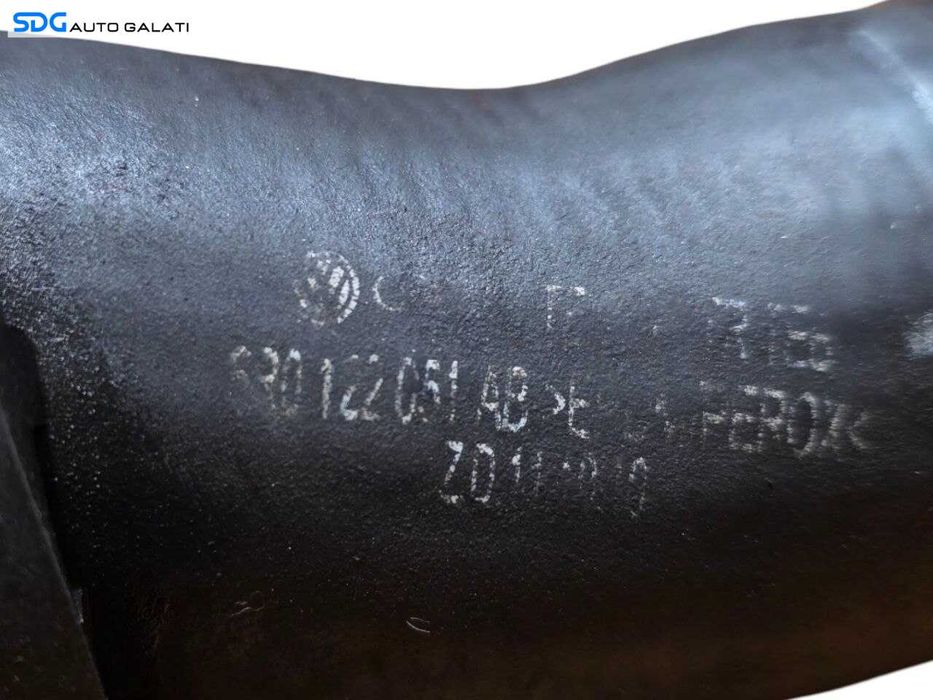 Furtun Conducta Tub Tubulatura Apa cu Flansa Skoda Roomster 5J 1.6 TDI CAY 2011 - 2015 Cod 6R0122051AB [N4717]