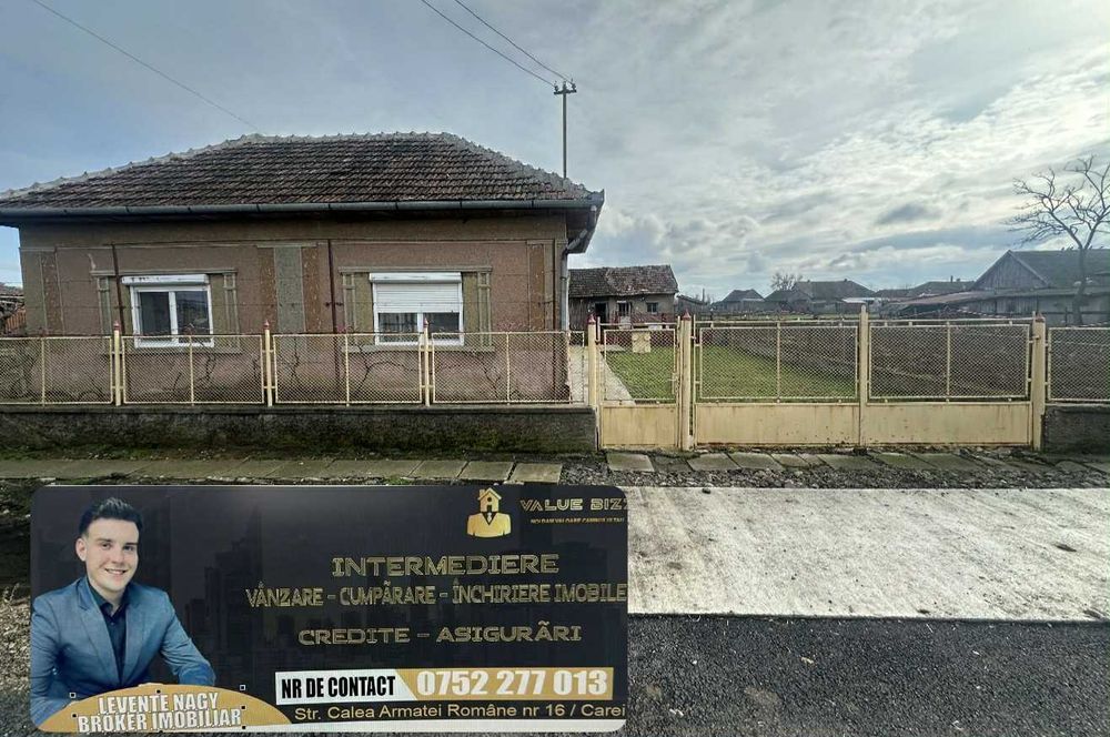 De vânzare - Casă în comuna Ghenci, la doar 7 km de orașul Carei