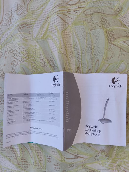 Продам Logitech USB Desktop Microphon.