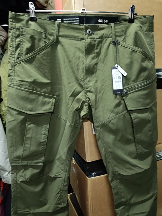 Оригинален карго G-Star Raw Rovic Zip W40 L34 мъжки панталон нов зелен
