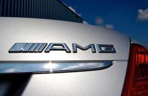 Метална емблема АМГ/AMG Черна/Хром