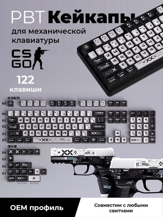 Кейкапы для механической клавиатуры