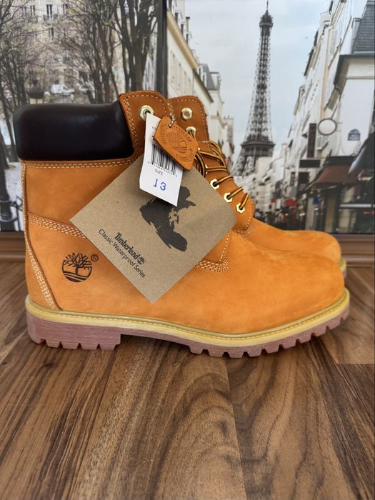 Timberland 6-Inch Premium Waterproof Boots - Wheat (Men's Size US 13)