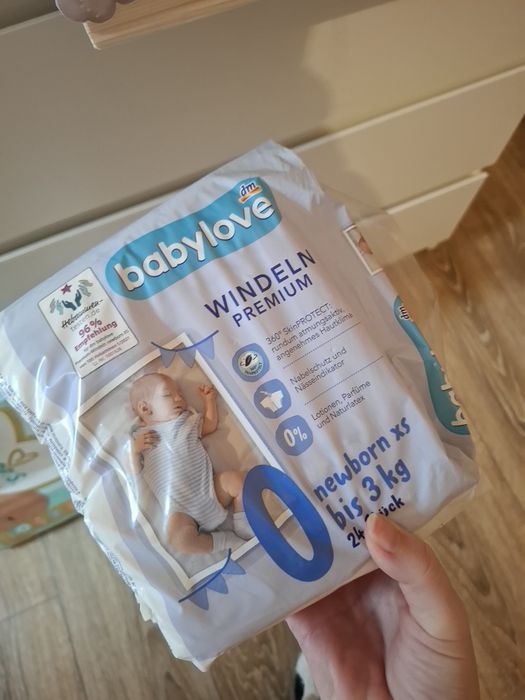 Памперси pampers premium care и lupilu